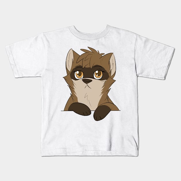 Tanuki raccoon dog raccoon Kids T-Shirt by Fennekfuchs